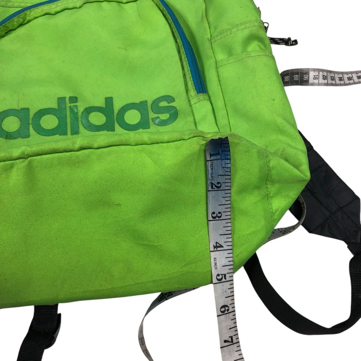 Adidas 📌Vintage Bag Pack Adidas Cordura Fabric Big Logo Size ONE SIZE - 16 Thumbnail