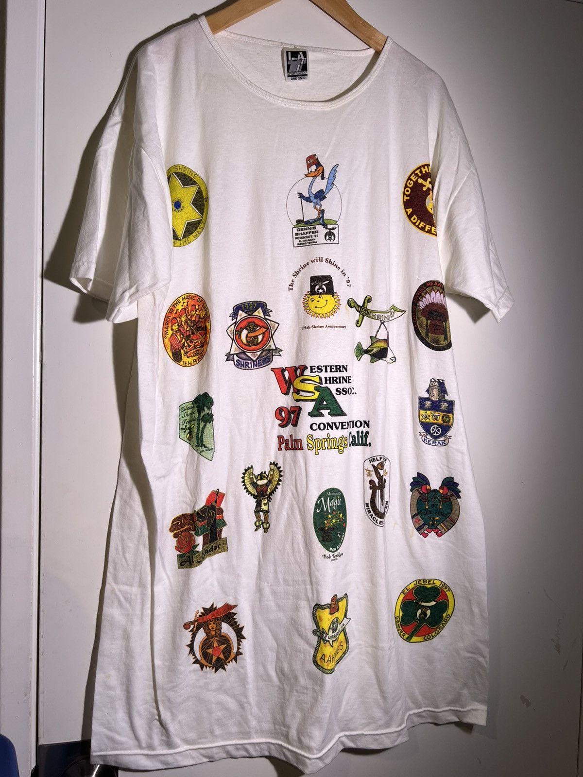 Vintage 90’s VTG Vintage Palm Springs Muslim WSA Convention T Shirt Size US XXL / EU 58 / 5 - 1 Thumbnail