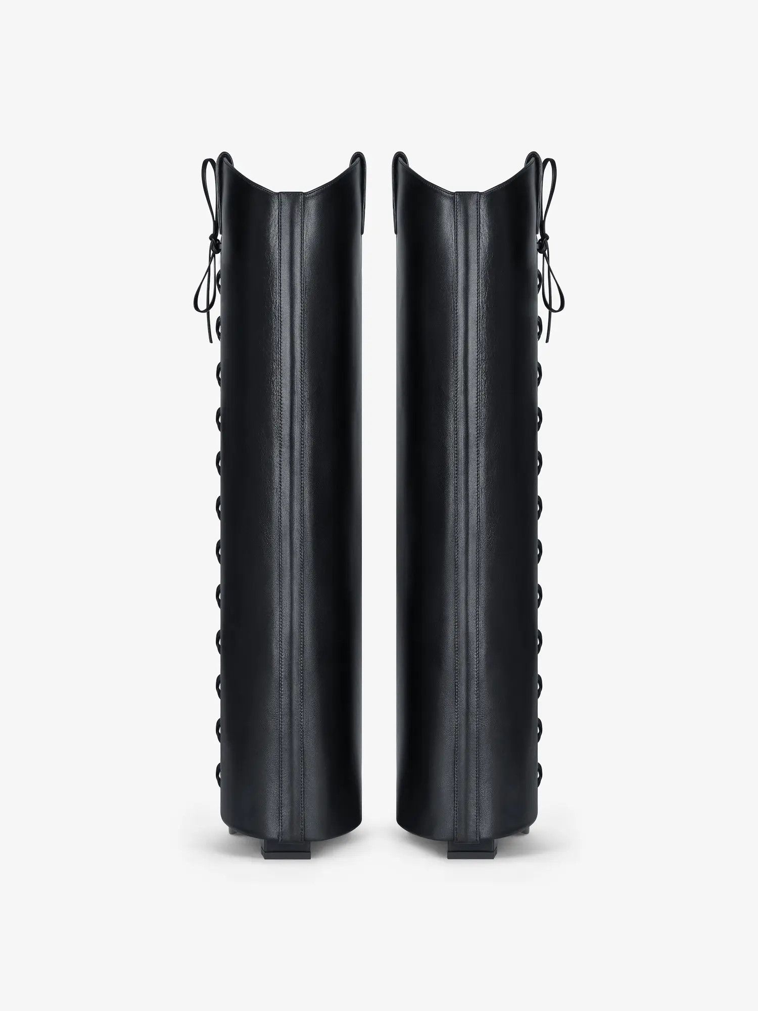 Givenchy o1srvl11e0525 Shark Lock Cowboy High Boots Corset 60mm Black Size US 12 / IT 42 - 5 Thumbnail