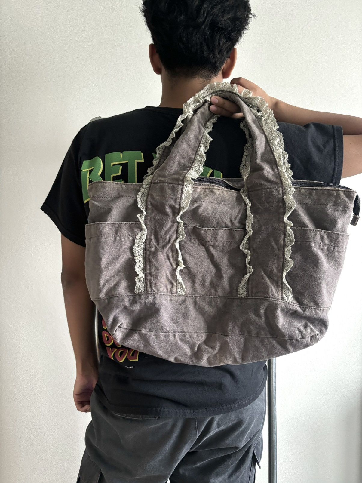 If Six Was Nine Complete Girls Tote Zip Bag Faded Size ONE SIZE - 7 Thumbnail