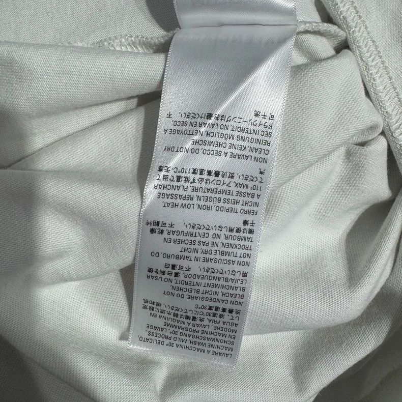 Balenciaga Balenciaga White Front and Back Embroidered Coke Wave Logo Size US M / EU 48-50 / 2 - 8 Thumbnail
