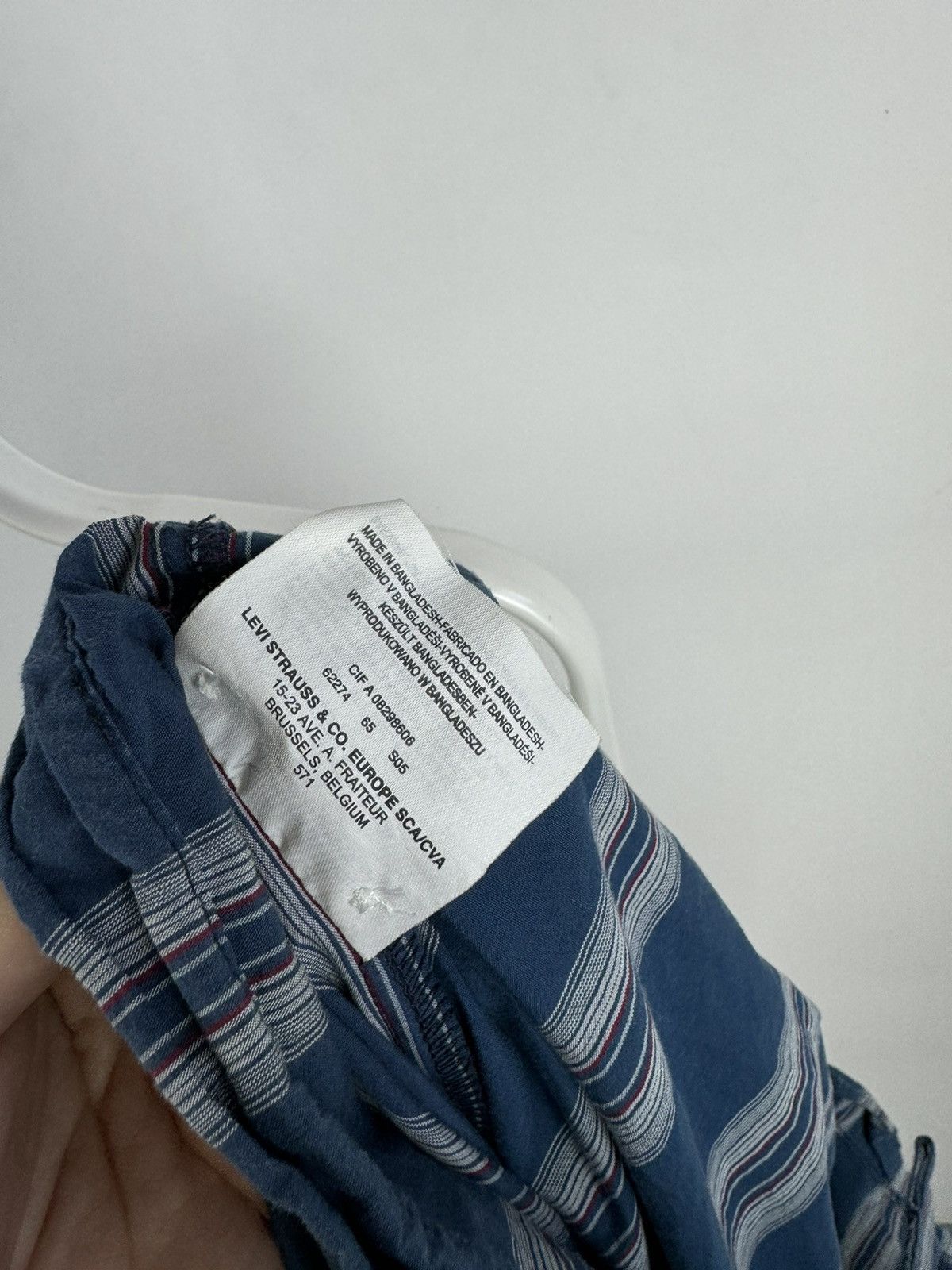Levi's Vintage Levis Red Tab Short Sleeve Striped Shirt Size US L / EU 52-54 / 3 - 5 Thumbnail