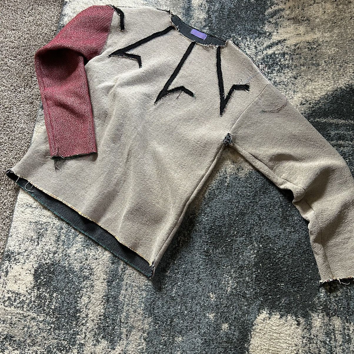 4x1111 nebabot nodnarb BARBED ASYMMETRiC TAPESTRY CREWNECK SCARLET Size US XL / EU 56 / 4 - 10 Thumbnail