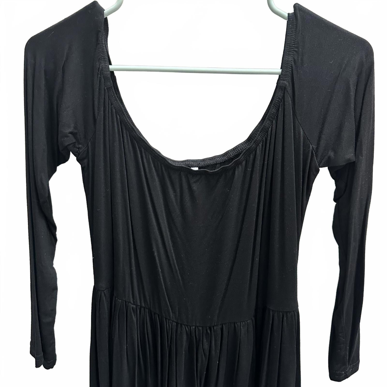Unknown London Chic Black Maxi Dress - Extra Large Size XL / US 12-14 / IT 48-50 - 3 Thumbnail