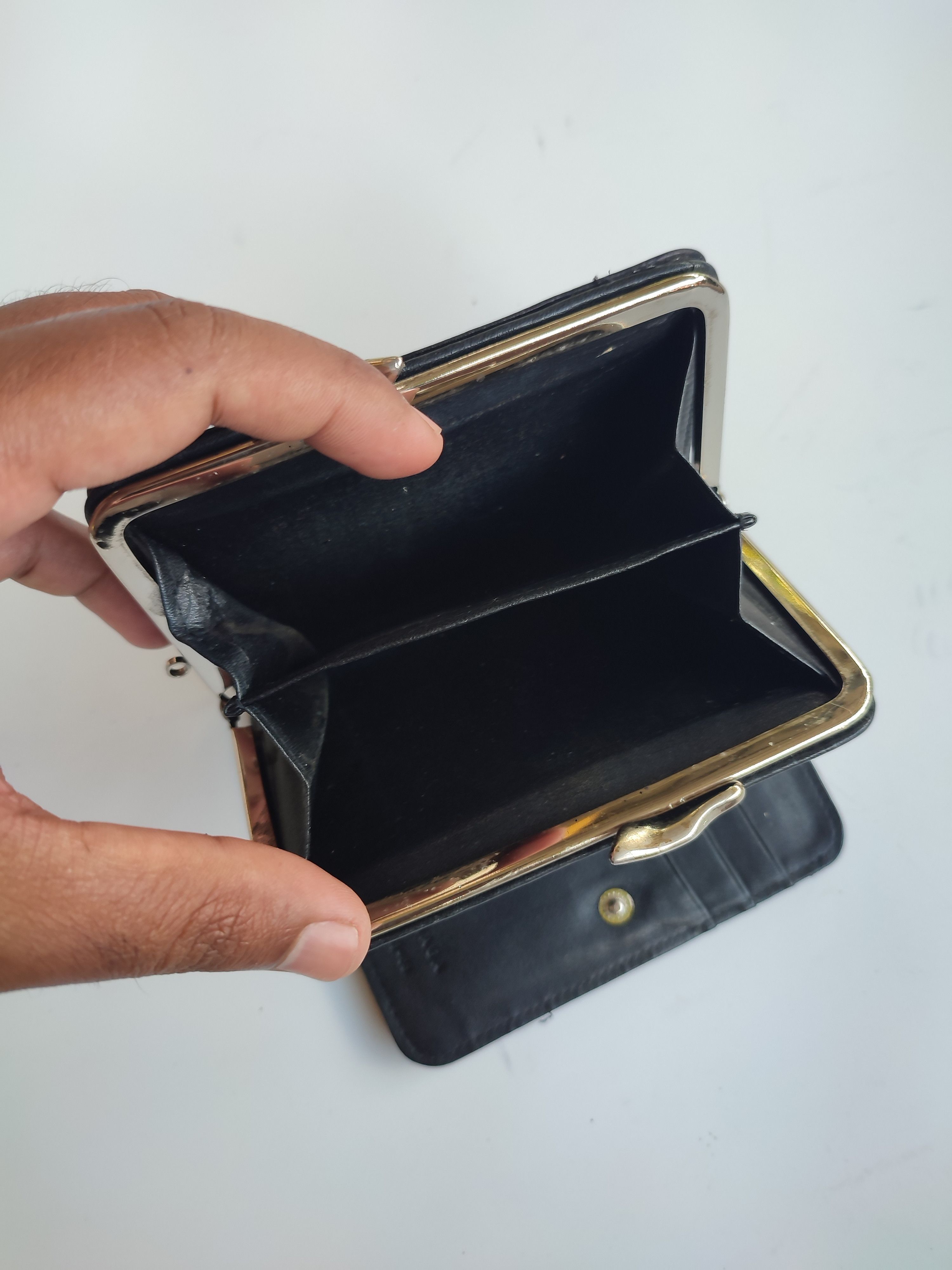 Balenciaga Balenciaga Black Leather Wallet Size ONE SIZE - 9 Thumbnail