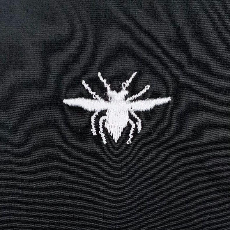 Dior Dior Black little bee embroidered lapel cotton short-sleeve Size US XXS / EU 40 - 5 Thumbnail