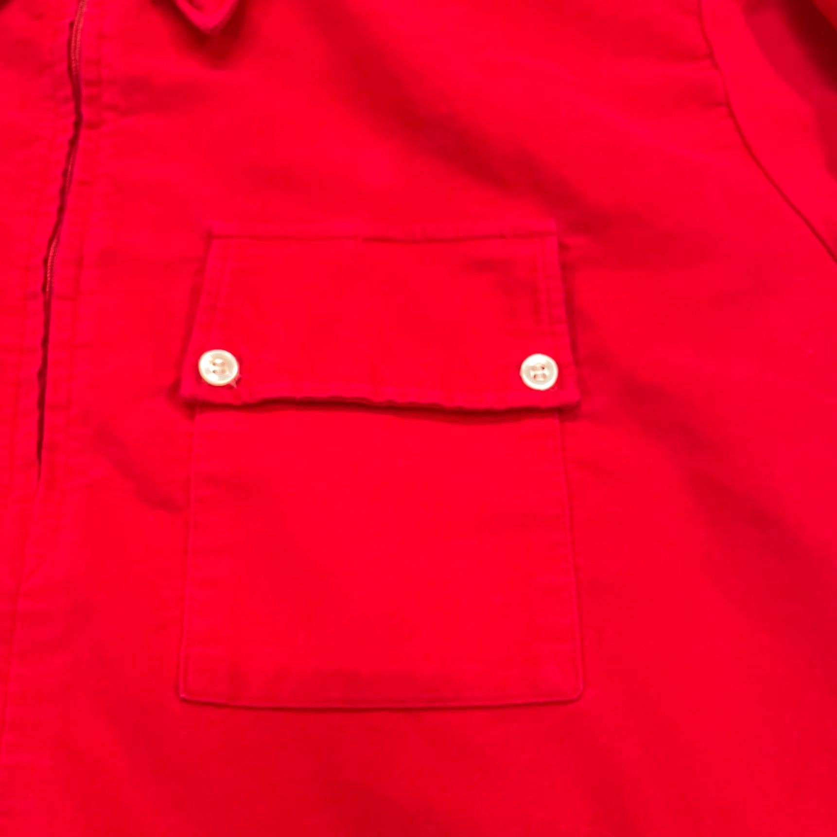 Vintage VINTAGE Heeksuede Shirt Mens XL Red Long Sleeve Western Zip Adult Size US XL / EU 56 / 4 - 4 Thumbnail