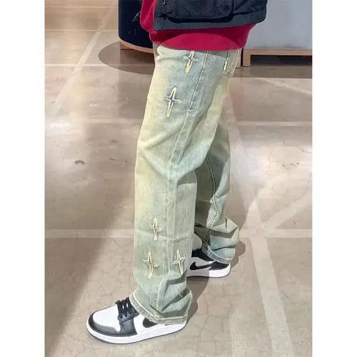 Japanese Brand Meifa High Street Loose Fit Vintage Jeans Light Blue Size US 34 / EU 50 - 2 Thumbnail