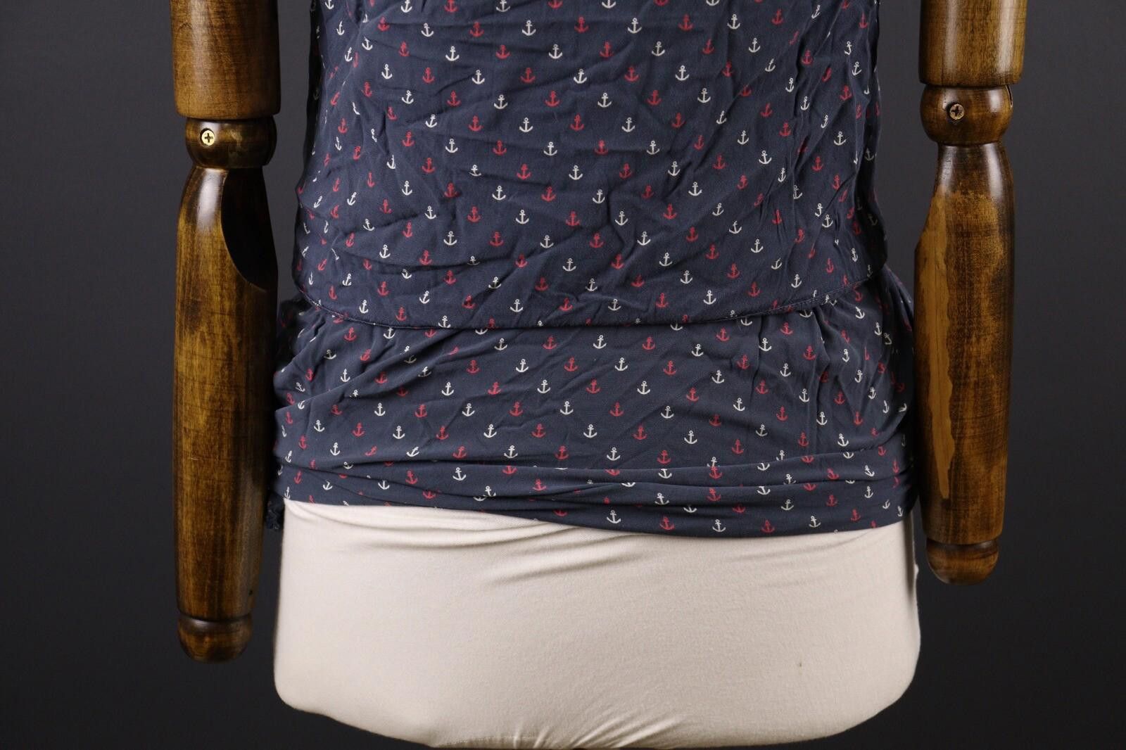 Naketano Naketano Blue Short Sleeve Drawstring Tank Top Shirt Size XS Size XS / US 0-2 / IT 36-38 - 8 Thumbnail