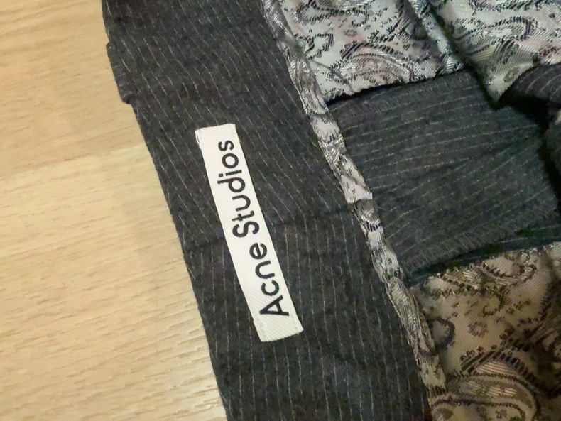 Acne Studios Acne Studios size:44 Black thin women's dress pants Size 31" - 3 Thumbnail