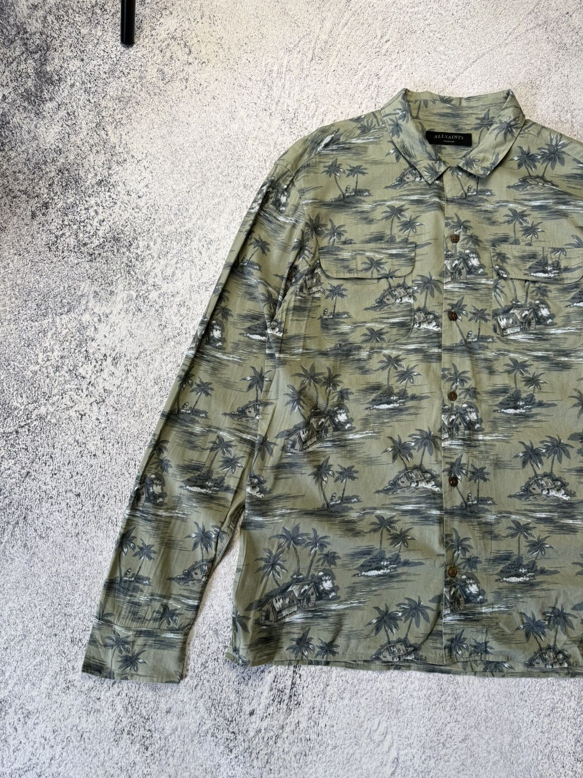 Allsaints Designer Allsaints AWA Hawaii crazy oversize shirt Size US M / EU 48-50 / 2 - 5 Thumbnail