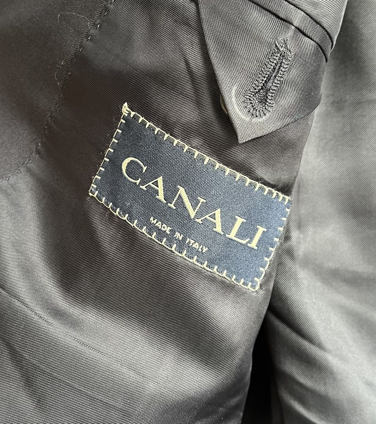 Canali Canali Wool Double Blazer Navy Blue Jacket Size 46R - 8 Thumbnail