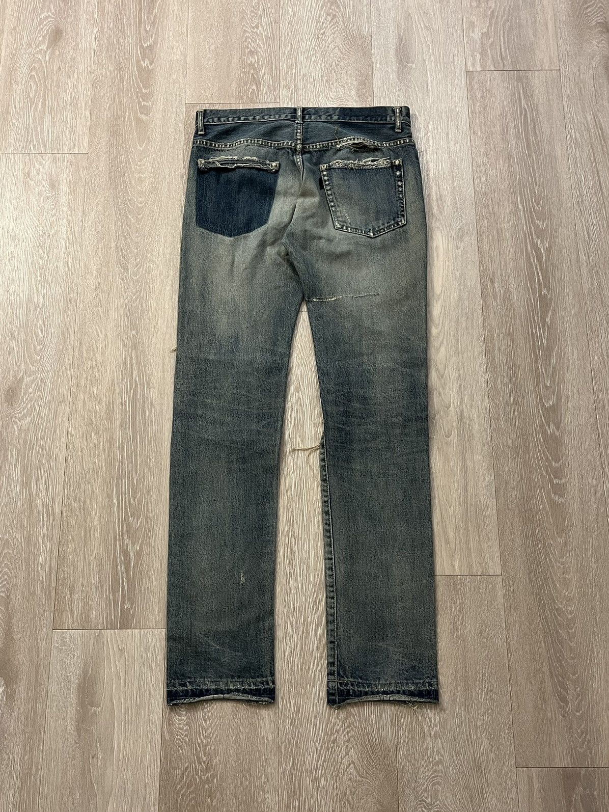 Undercover SS10 Navy Yarn 68 Denim Jeans Size US 30 / EU 46 - 4 Thumbnail