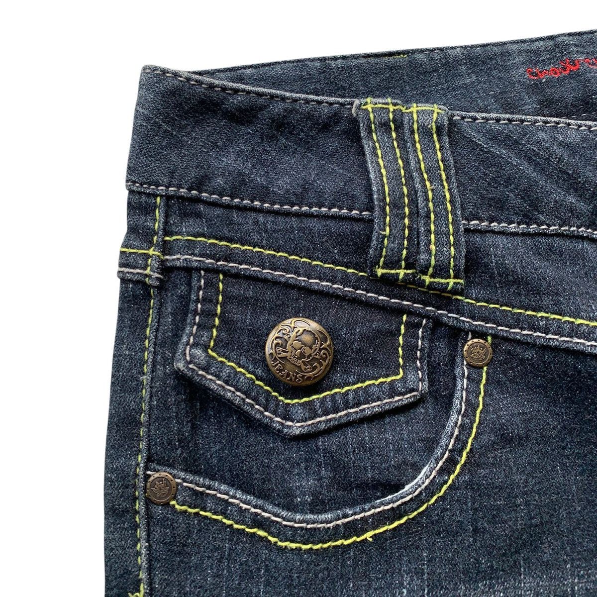 14th Addiction Queens Pop Clawmark Tornado Mart ifsix LGB Flared Jeans Size US 26 / EU 42 - 4 Thumbnail