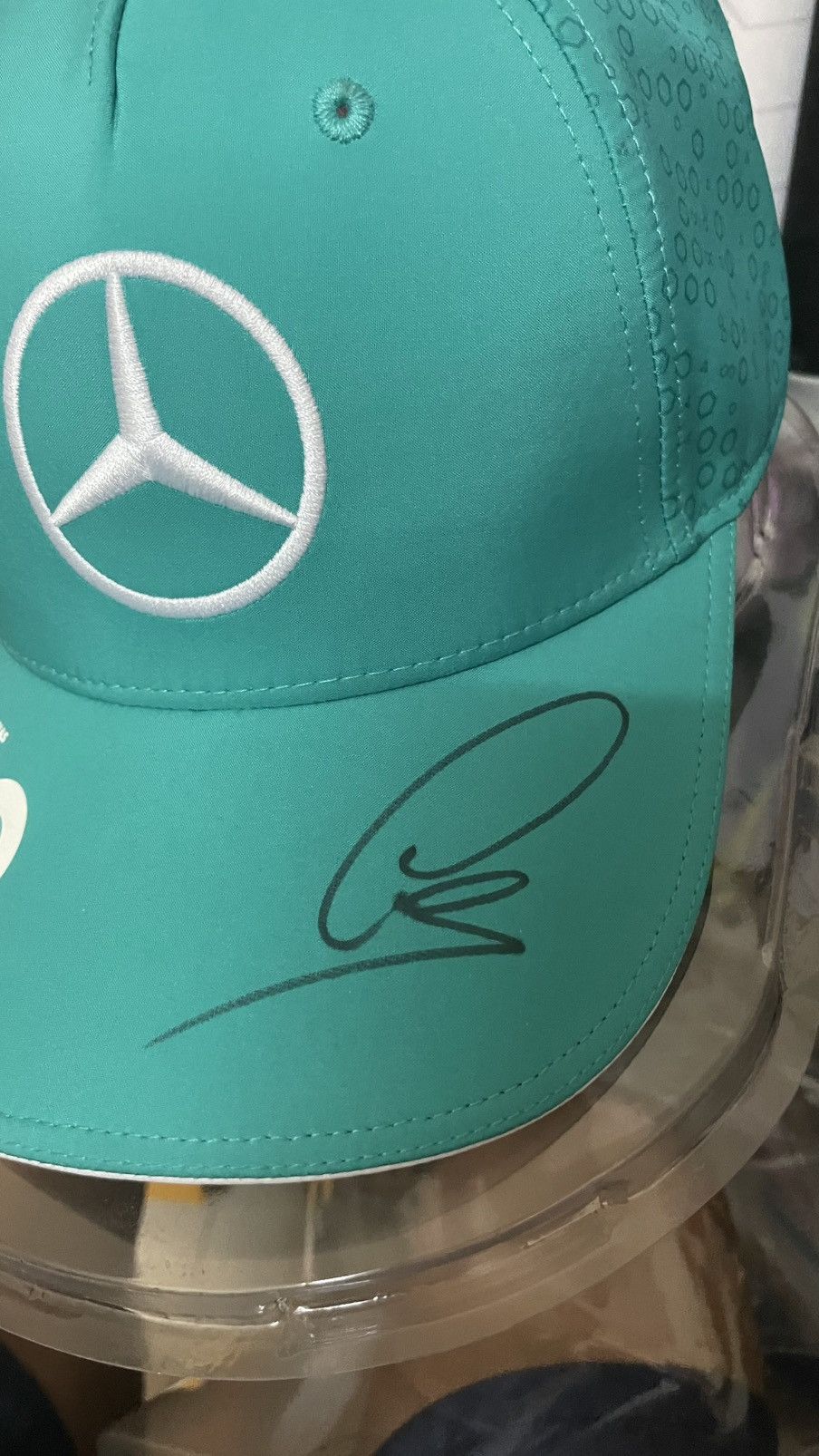 Formula 1 × Mercedes-Benz Lewis Hamilton Signed Mercedes Cap Size ONE SIZE - 2 Thumbnail