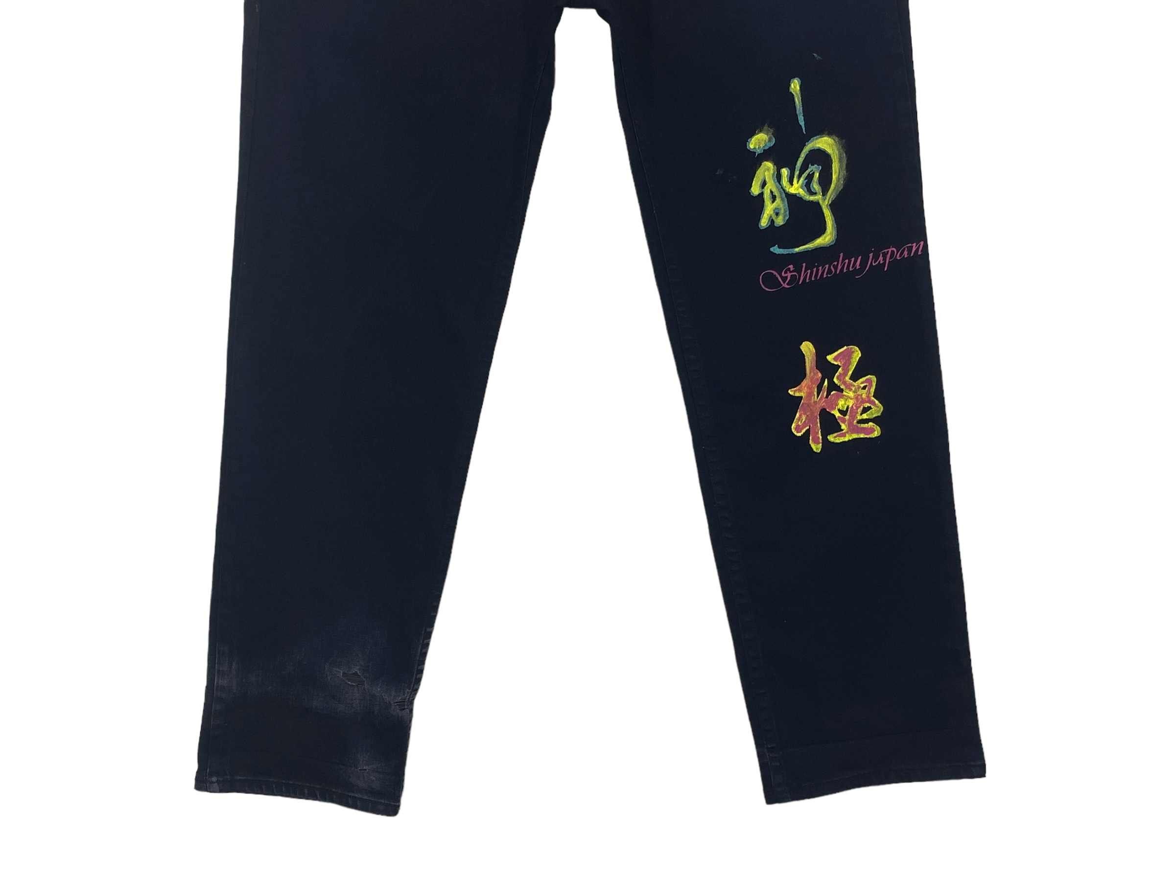 Japanese Brand La Soul USA Denim Vintage Baggy Loose Hip Hop Jeans Size US 34 / EU 50 - 4 Thumbnail