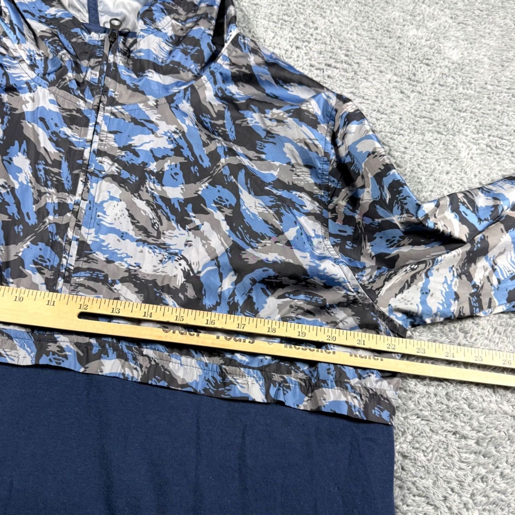 Under Armour Under Armour Hoodie Windbreaker Jacket Blue Tiger Camo Size XL Men Size US XL / EU 56 / 4 - 5 Thumbnail