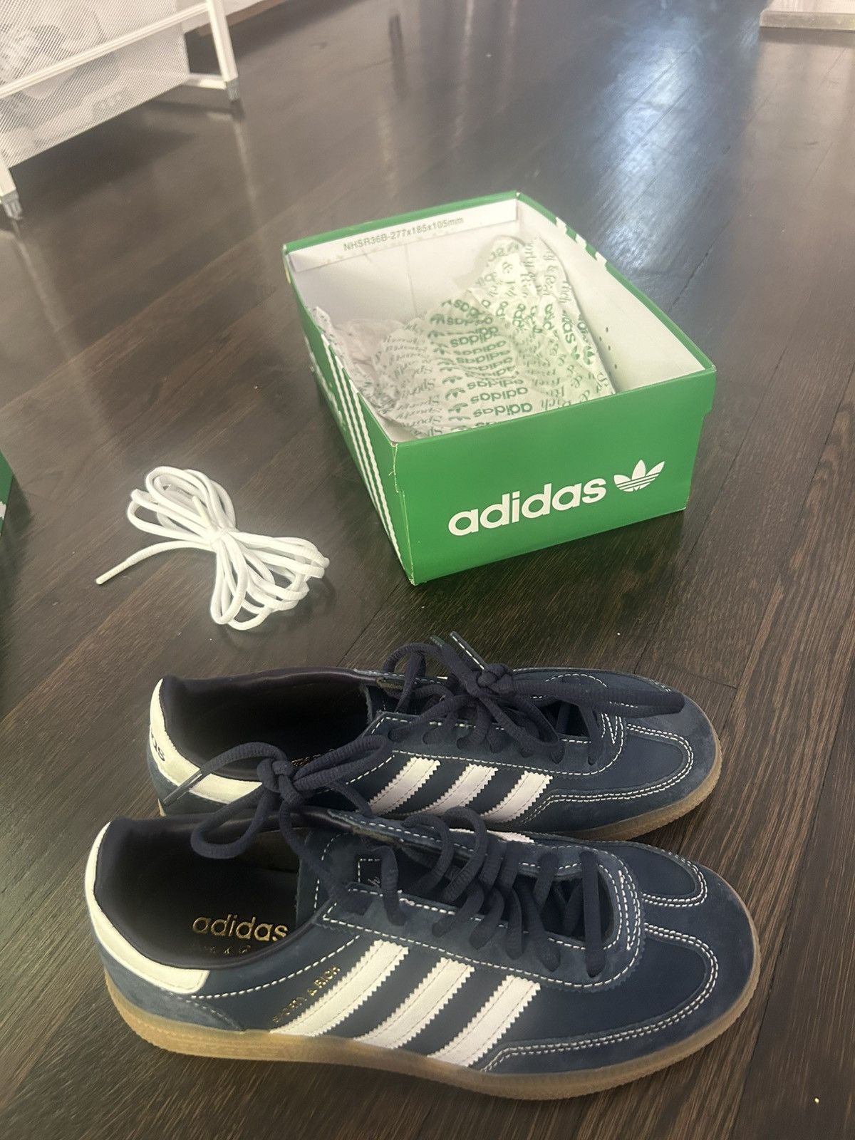 Adidas × Sporty & Rich Adidas x sporty and rich midnight blue Size US 6.5 / EU 39-40 - 2 Thumbnail