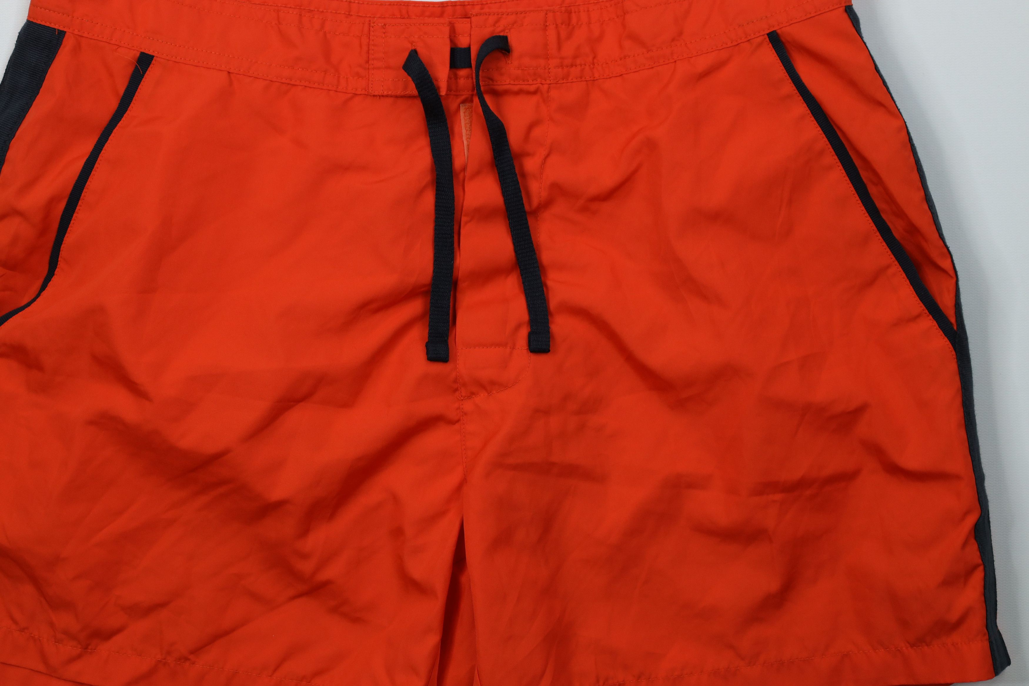 J.Crew Vintage 90s J Crew Above Knee Shorts Swim Trunks Orange Size US 34 / EU 50 - 3 Thumbnail