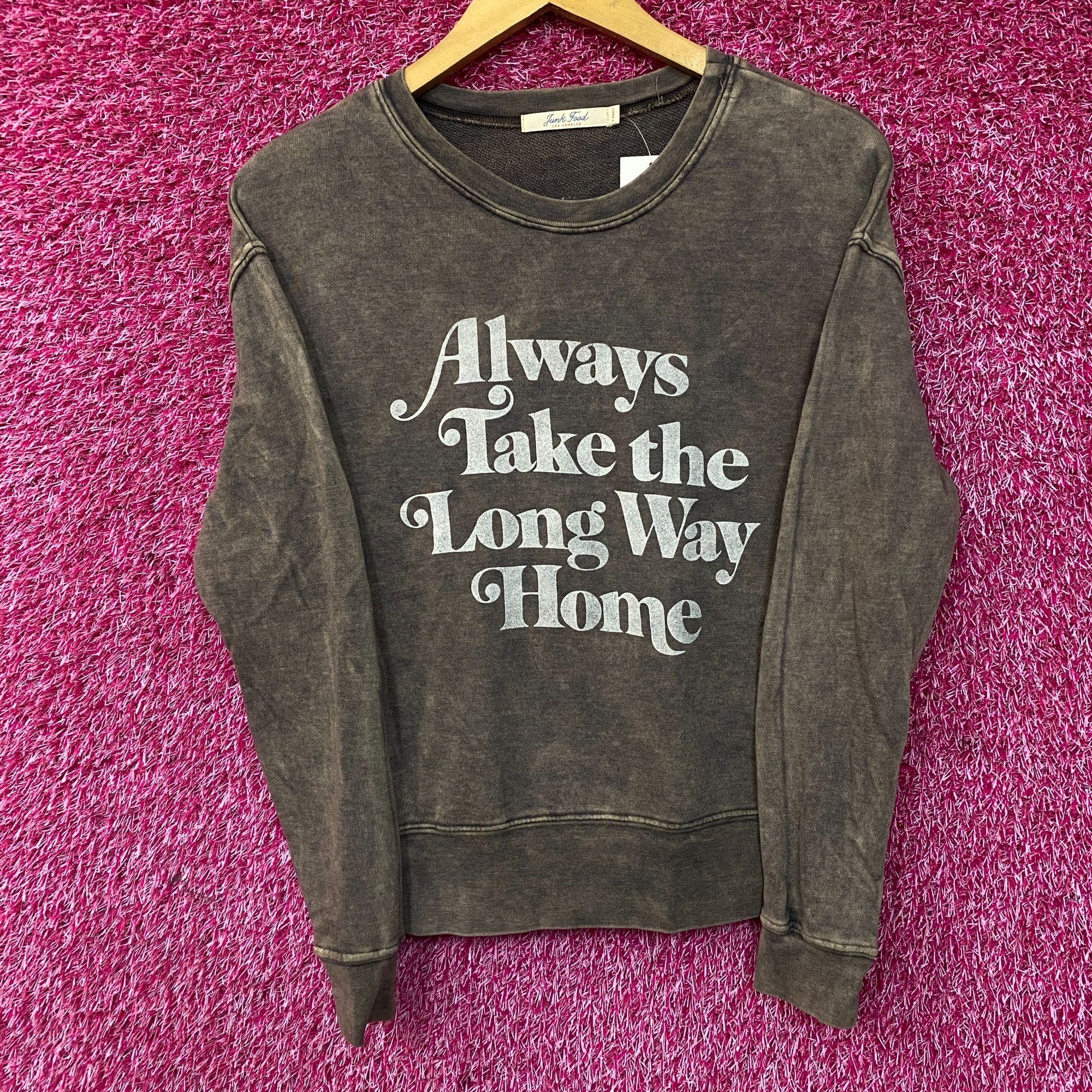 Junk Food Junk Food Always Take the Long Way Home Sweatshirt XS Size XS / US 0-2 / IT 36-38 - 1 Thumbnail