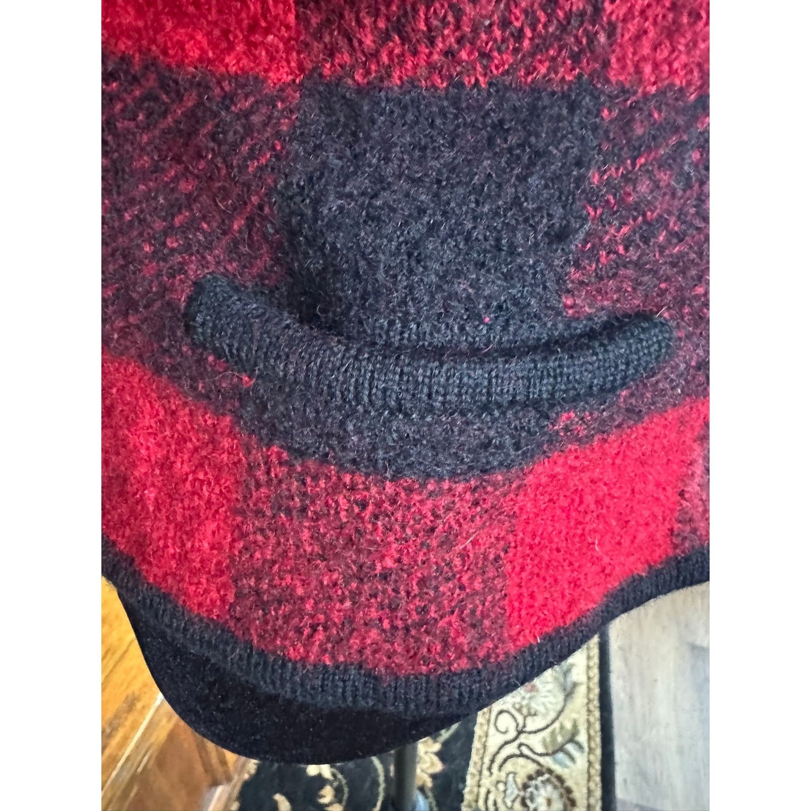 Other Vintage Requirements 100% Wool Buffalo Plaid Zip Cardigan Size S / US 4 / IT 40 - 5 Thumbnail