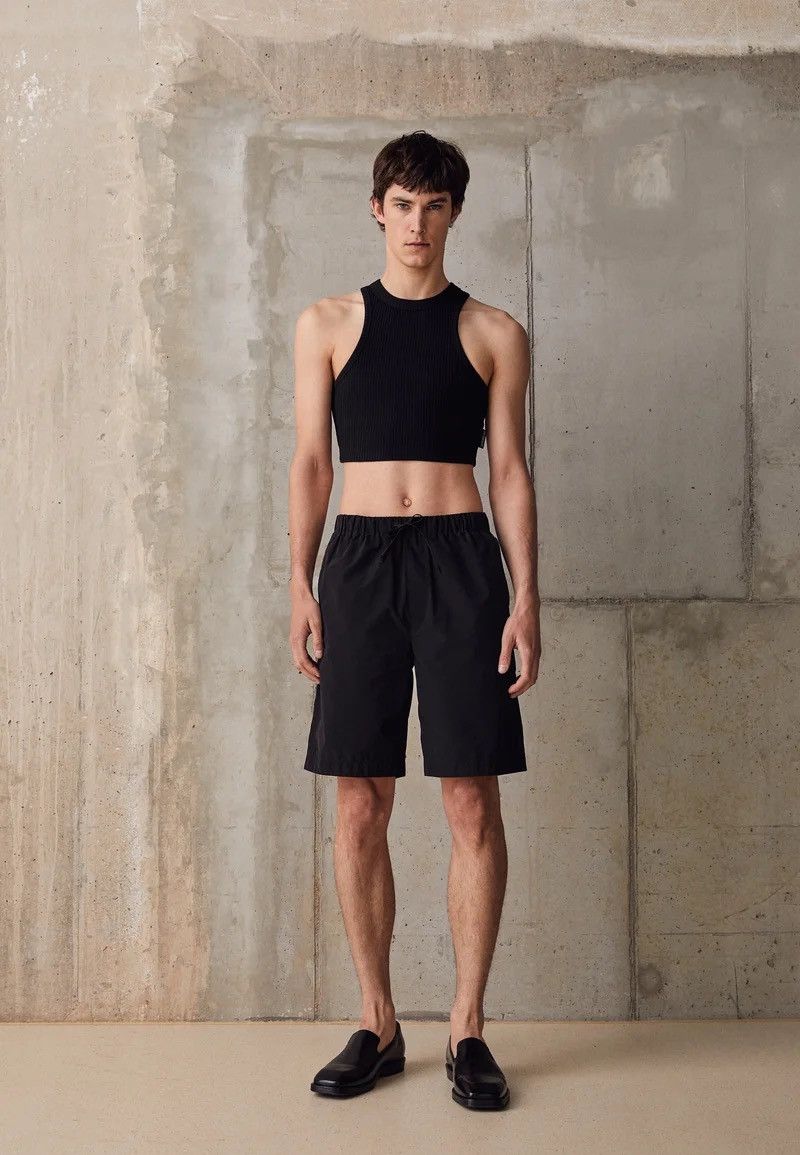 Han Kjobenhavn !DS! SS23 Han Kjobenhavn Cropped Racer Black Top Size US L / EU 52-54 / 3 - 1 Thumbnail