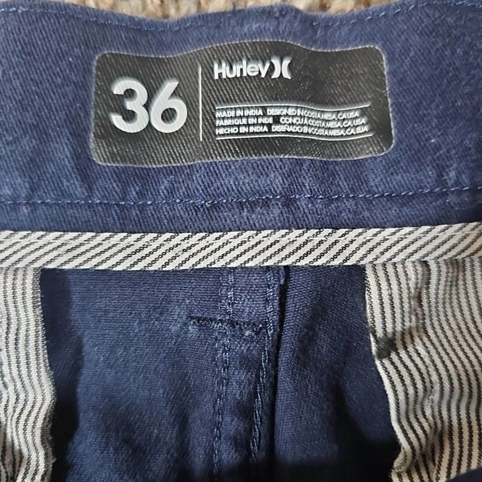 Hurley Hurley Sz 36 Navy Blue Shorts Size US 36 / EU 52 - 4 Thumbnail