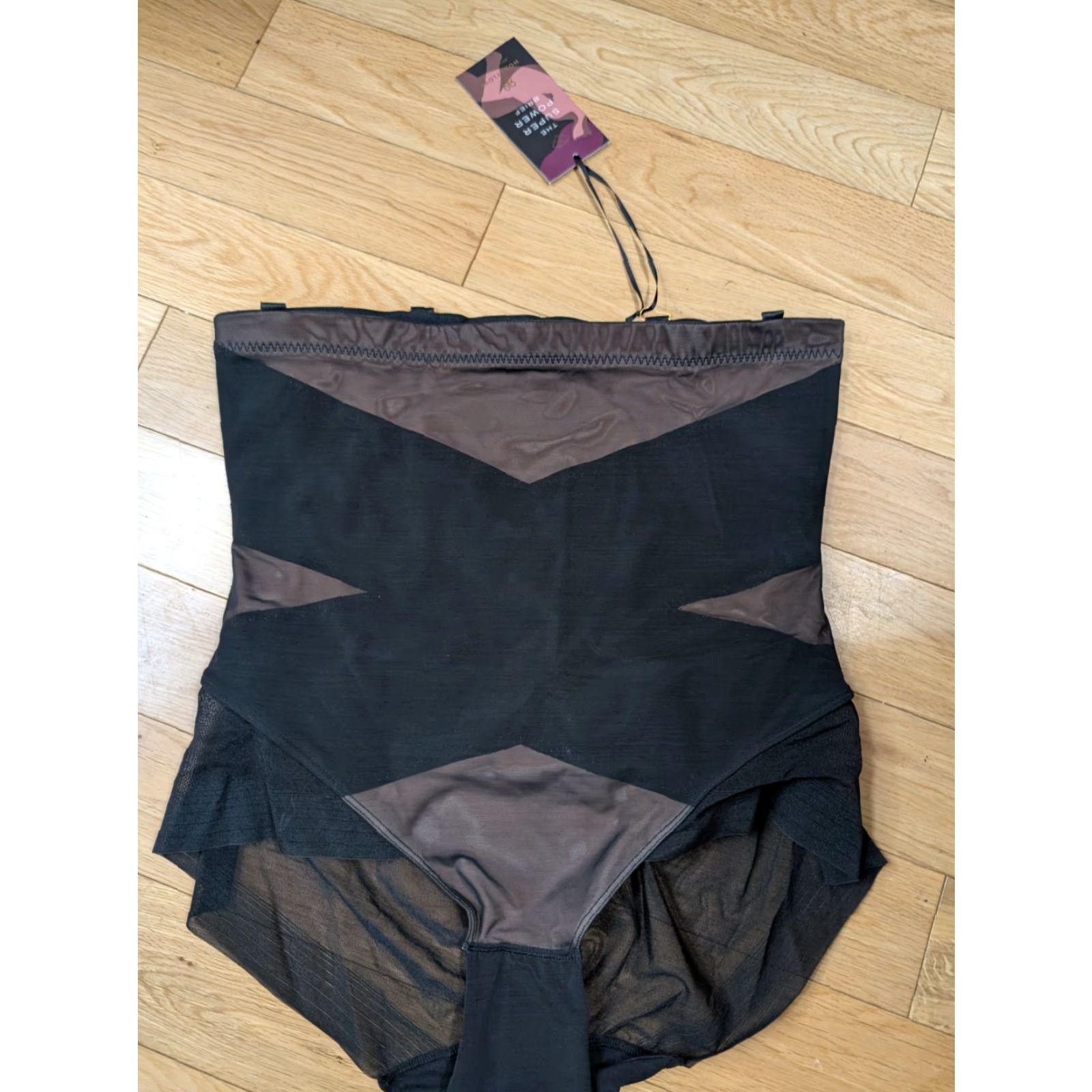 Vintage Honeylove SuperPower Brief Shapewear Women’s 2X Black Nylon Solid Firm Compression Waist Wireless Underwire No N/A Women Size ONE SIZE - 3 Thumbnail