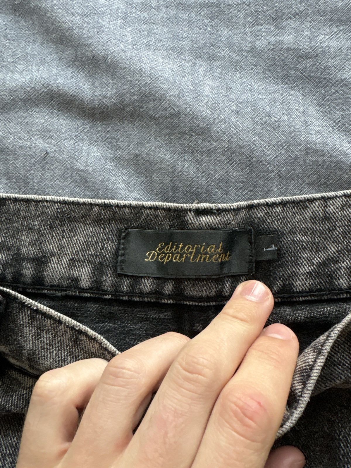 Other Editorial Department Skull Washed Jeans Size US 32 / EU 48 - 4 Thumbnail