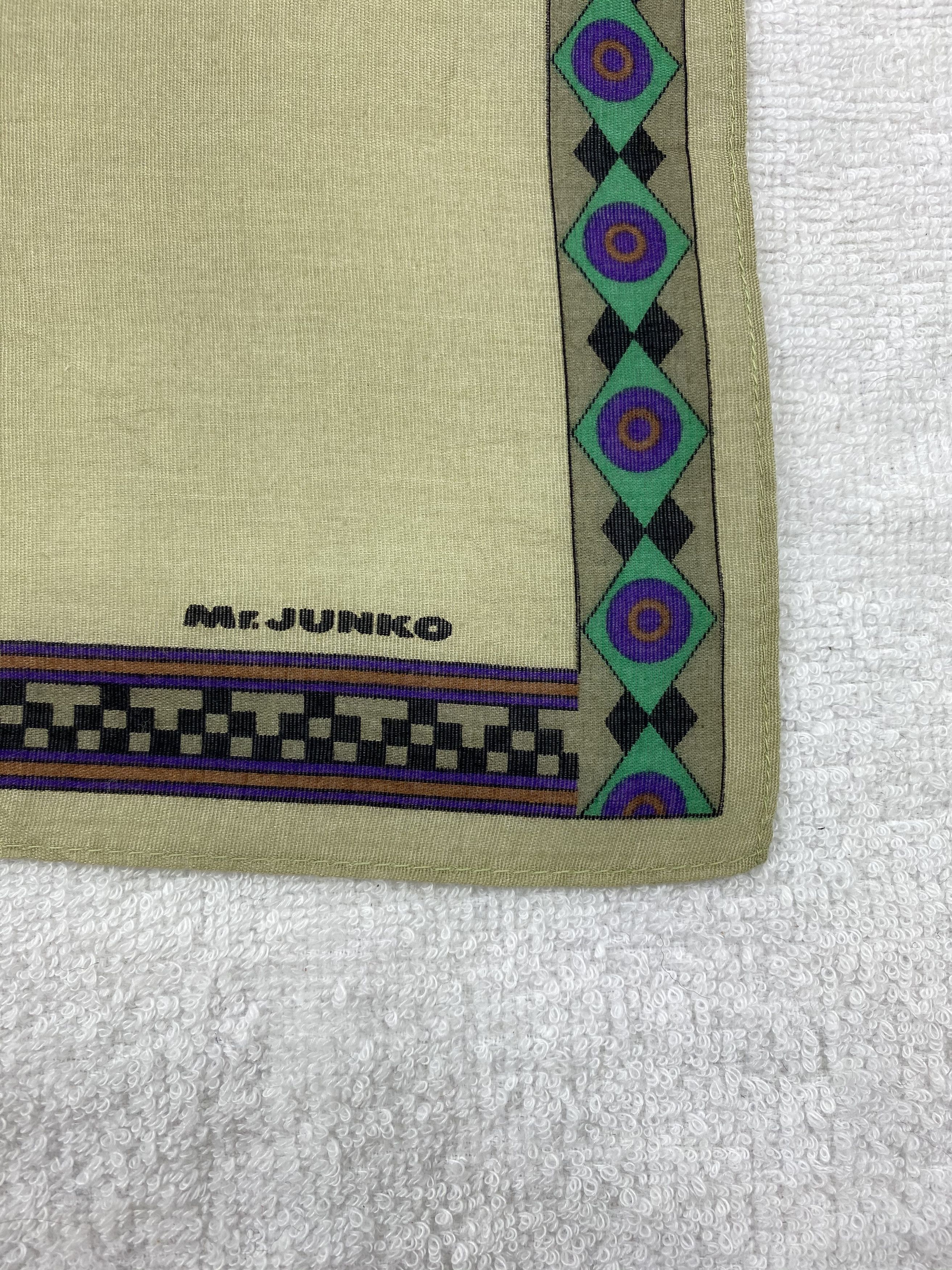 Japanese Brand × Mr. Junko × Vintage Mr. Junko Handkerchief / Bandana / Neckerchief Size ONE SIZE - 5 Thumbnail