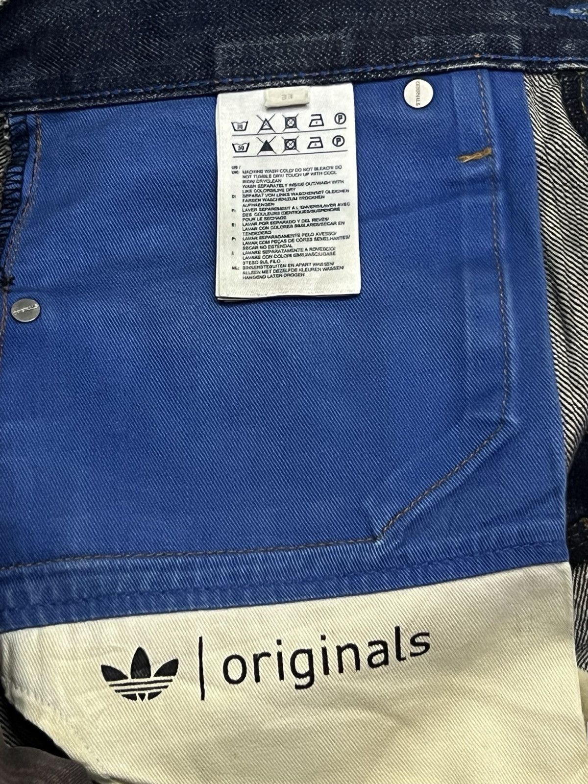 Adidas Vintage Adidas Originals Selvedge Denim Jeans 13.25oz | W35 Size US 35 - 14 Thumbnail
