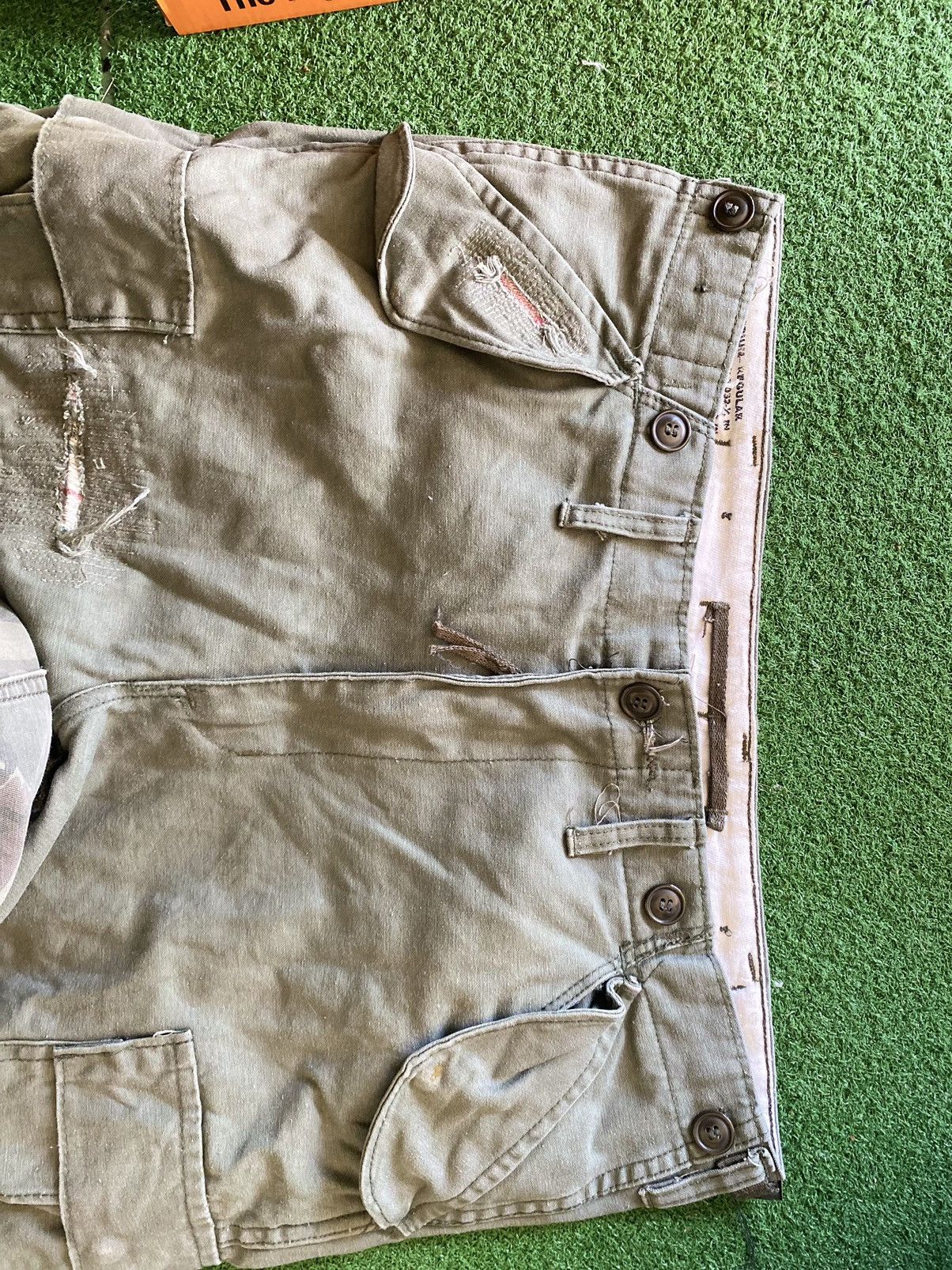 Japanese Brand Distressed TROUSER SHELL FIELD M-1951 Cargo Pants Size US 35 - 20 Thumbnail