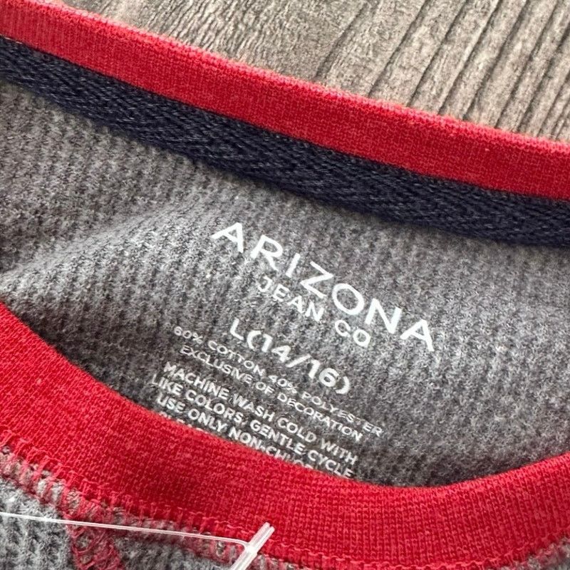 Arizona Jean Co. arizona jean co red and grey long sleeve thermal shirt Size L / US 10 / IT 46 - 3 Thumbnail