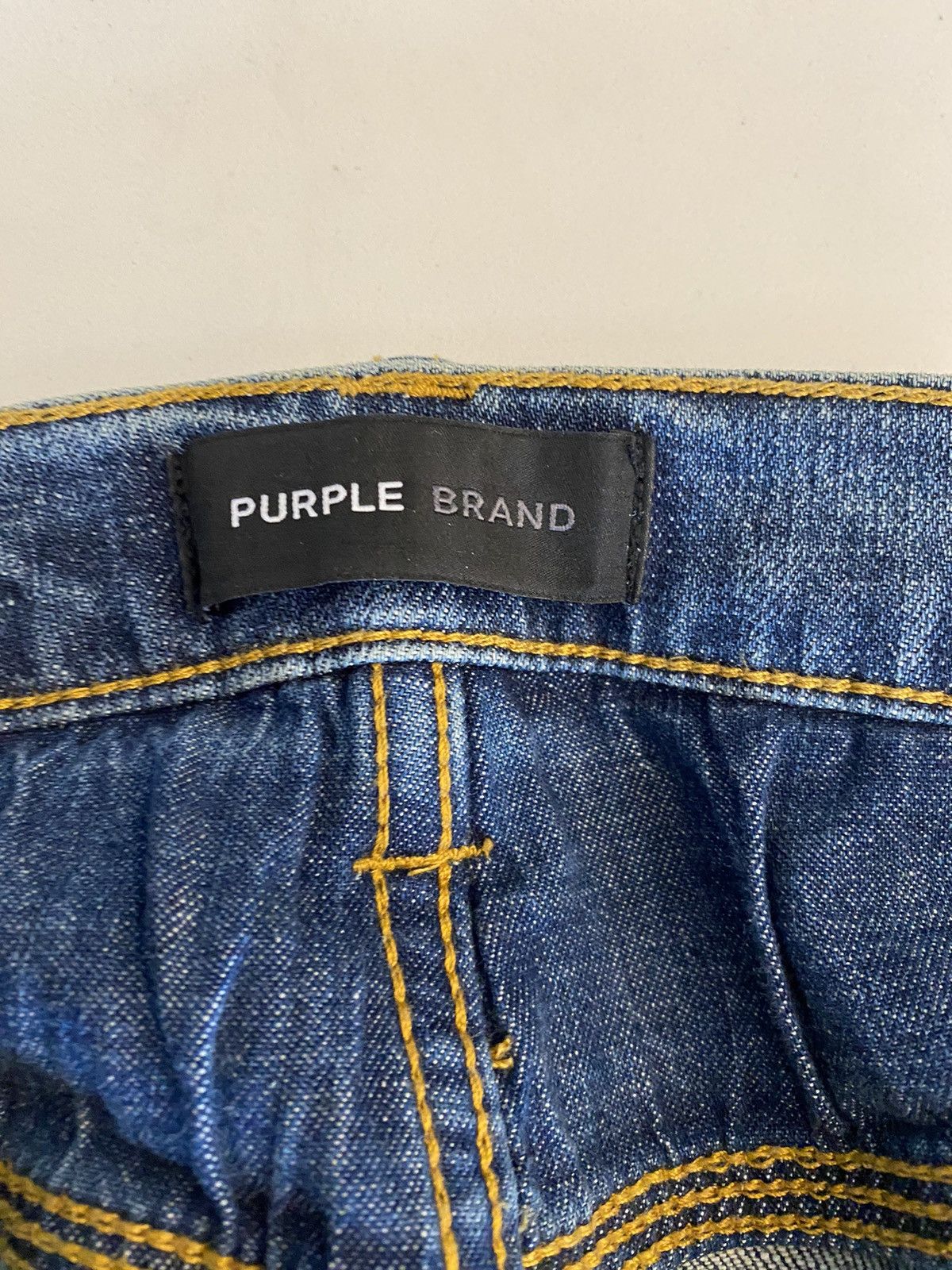 Purple Brand Purple Brand Jean Fades Light Wash Navy Size US 38 / EU 54 - 5 Thumbnail