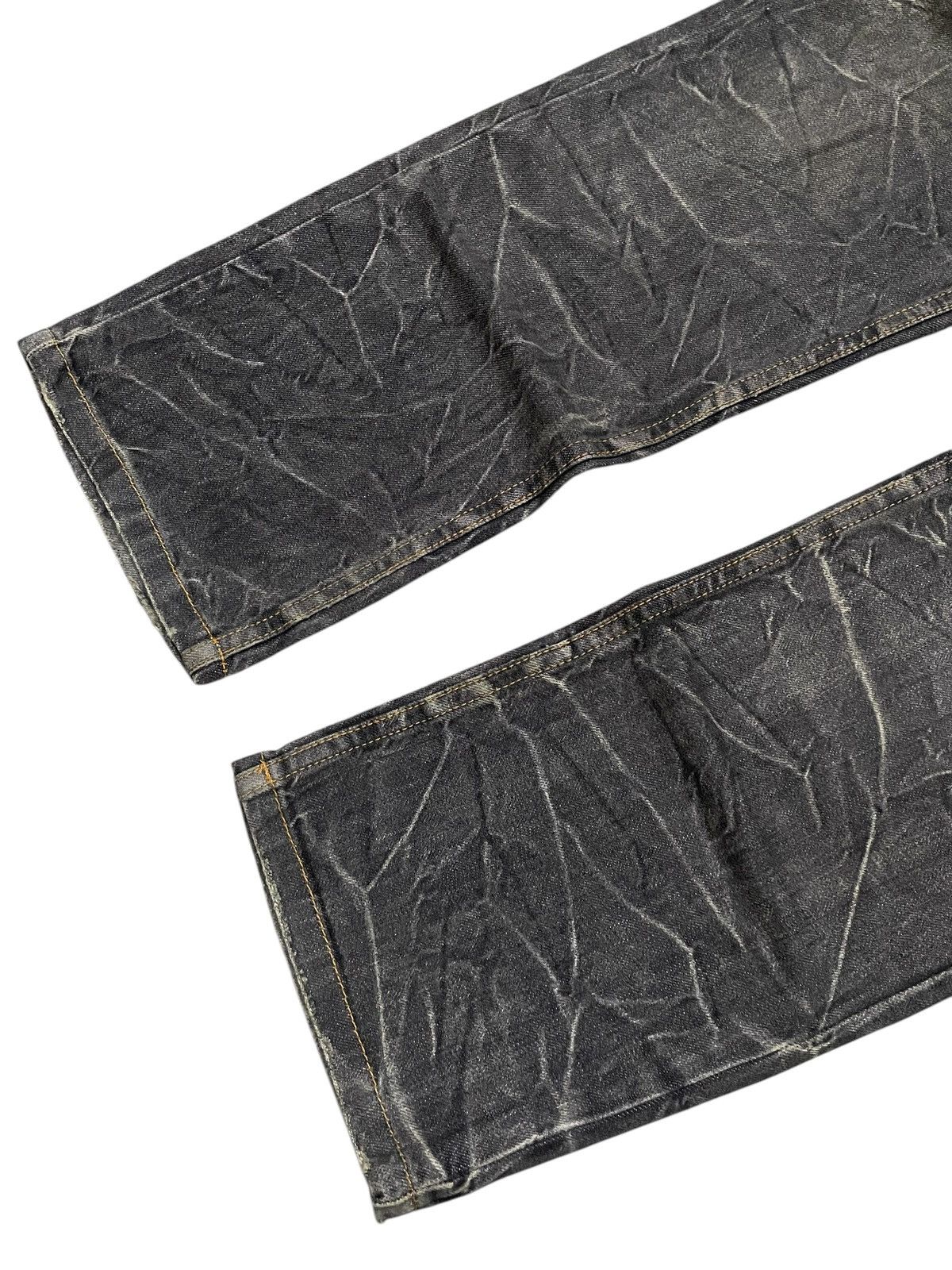 Le Grande Bleu (L.G.B.) Nylaus Japan Double Waist Wrinkled Whisker Faded Wash Jeans Size US 30 / EU 46 - 5 Thumbnail