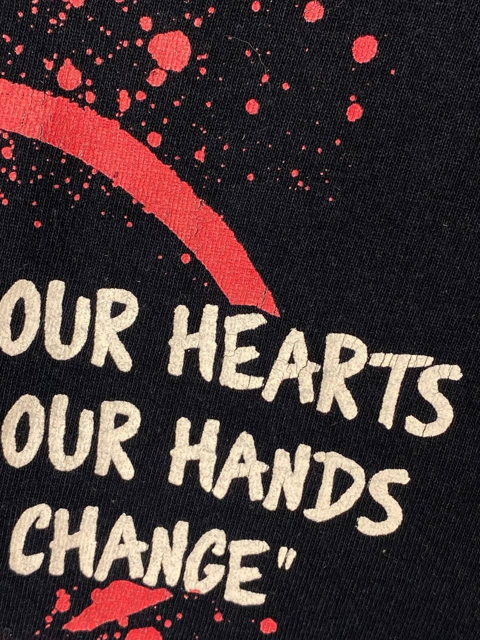 Band Tees × Vintage Vintage Rise Against 00s The Bricks Lyrics Graphic Tee Size US M / EU 48-50 / 2 - 13 Thumbnail