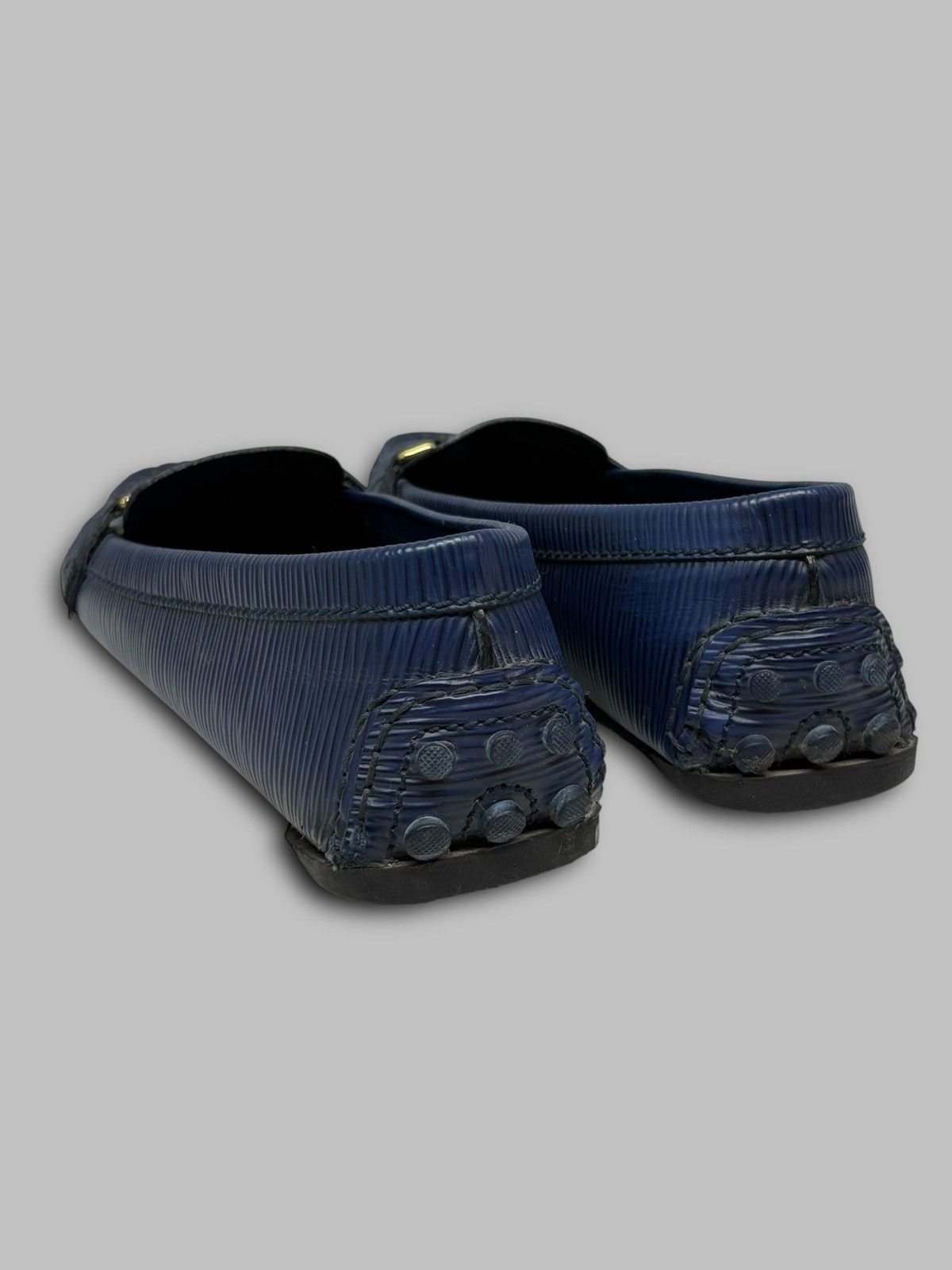 Louis Vuitton Louis Vuitton Oxford Flat Loafers Midnight Blue Size US 8.5 / IT 38.5 - 8 Thumbnail