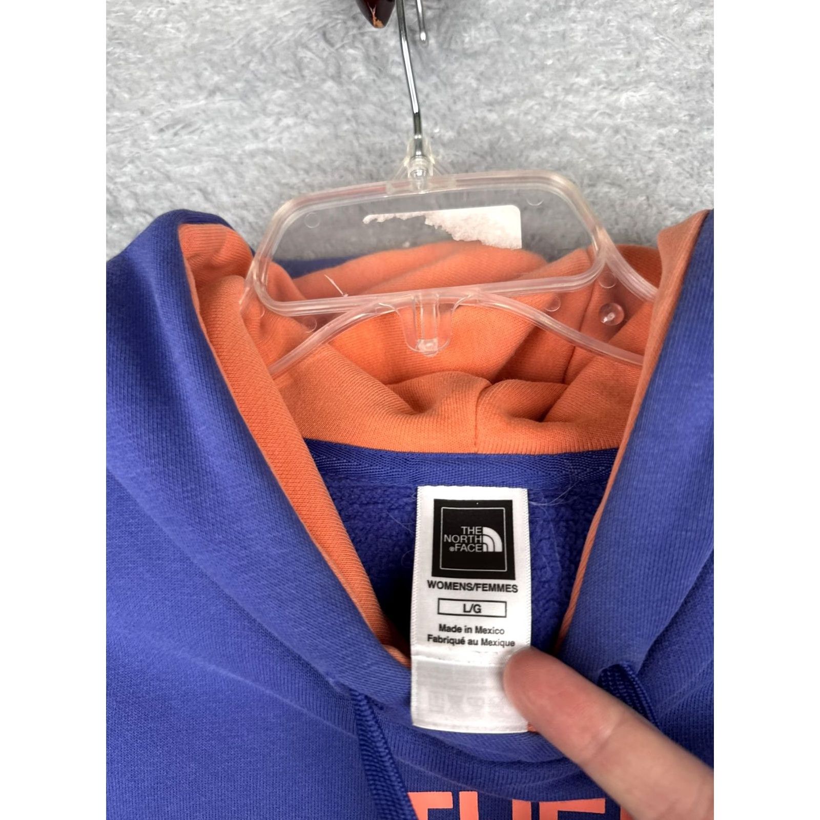 The North Face The North Face Hoodie Womens L Blue Pullover Half Dome Logo Graphic Casual Activewear Sweatshirt Size L / US 10 / IT 46 - 7 Thumbnail