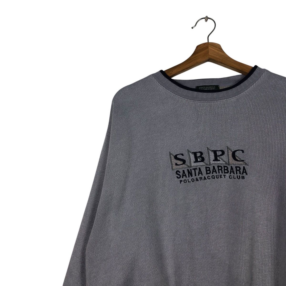Japanese Brand × Vintage 📌Vintage Santa Barbara Poli & Racquet Club Big Logo Size US L / EU 52-54 / 3 - 8 Thumbnail