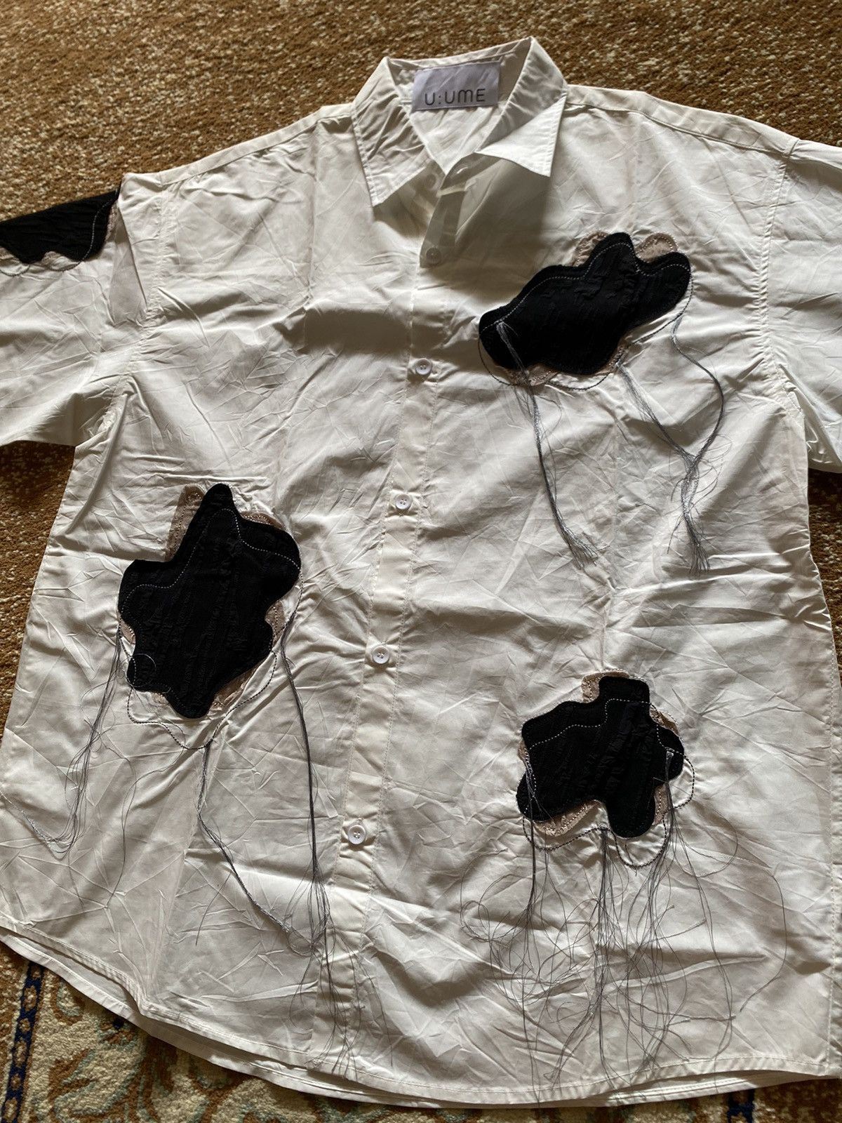 Japanese Brand UME Shirt Like To Comme des Garcons Size US M / EU 48-50 / 2 - 2 Thumbnail