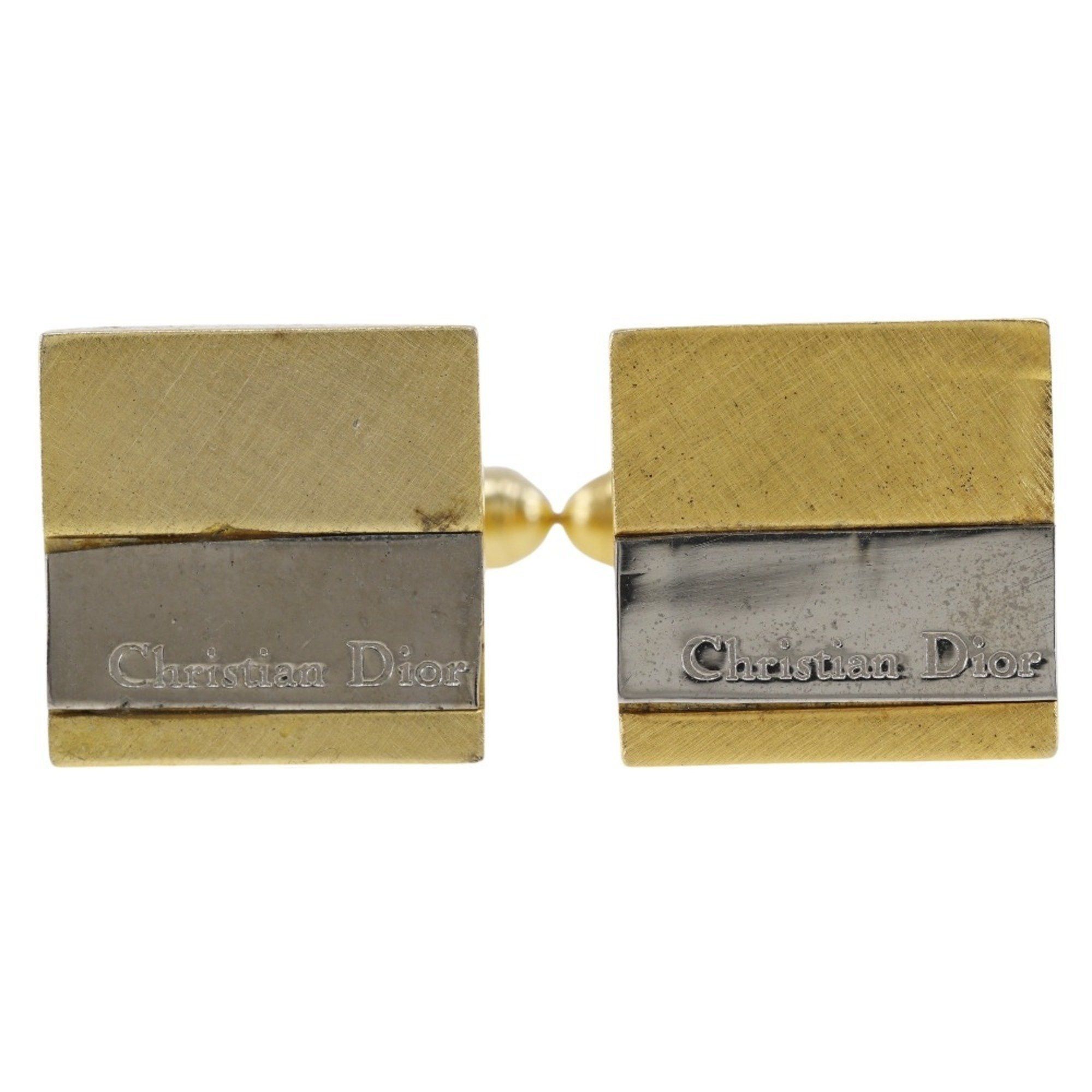 image of Christian Dior Cufflinks Gold Plated Men's