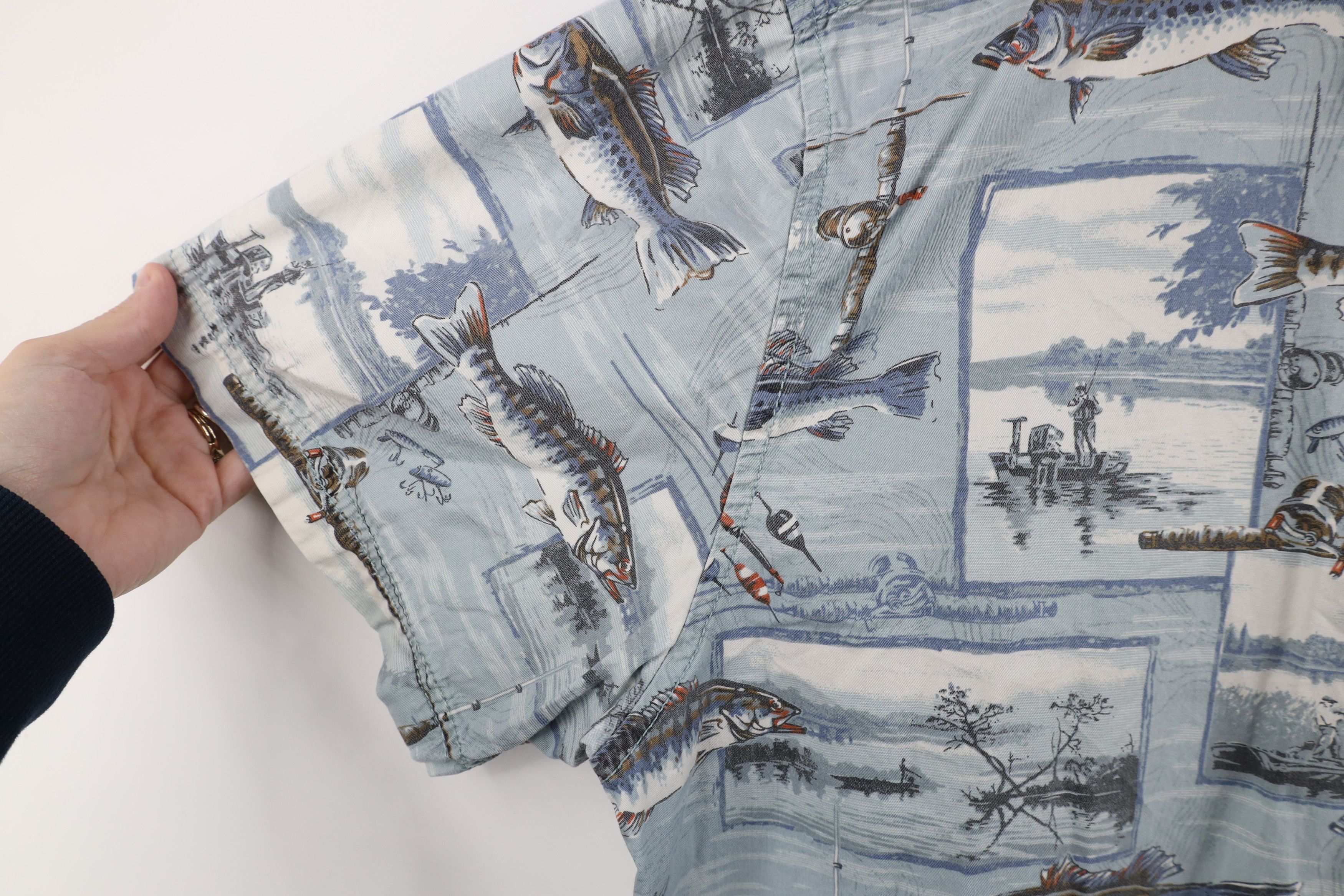 Vintage Vintage 90s Y2K Streetwear All Over Print Button Shirt Size US XL / EU 56 / 4 - 5 Thumbnail