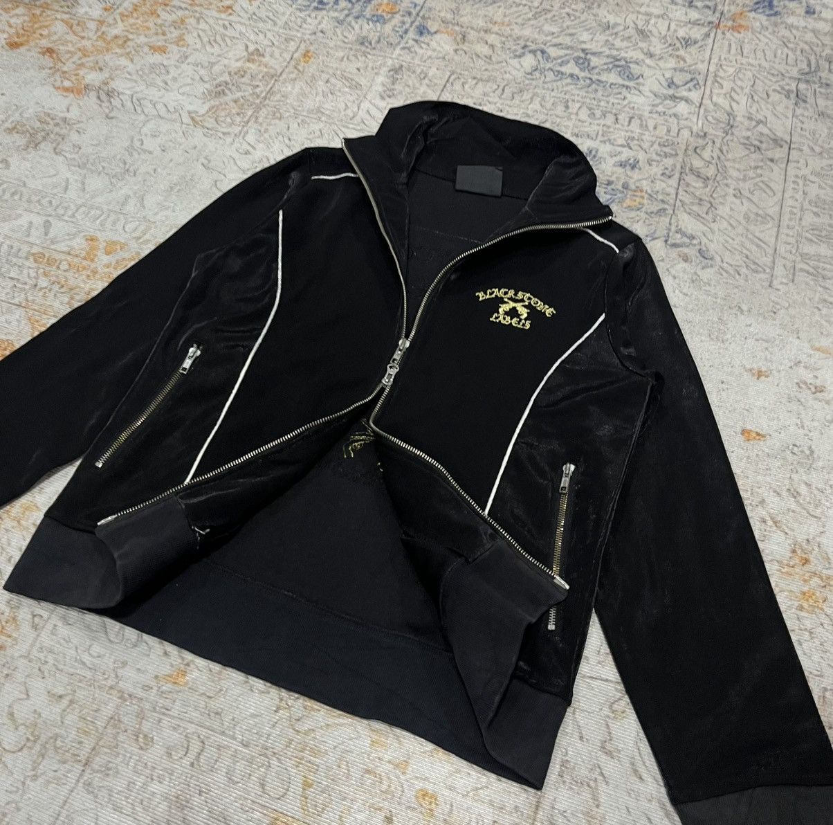 Hysteric Glamour Trap U Black Stone Labels Guns Track Jacket Size US M / EU 48-50 / 2 - 5 Thumbnail