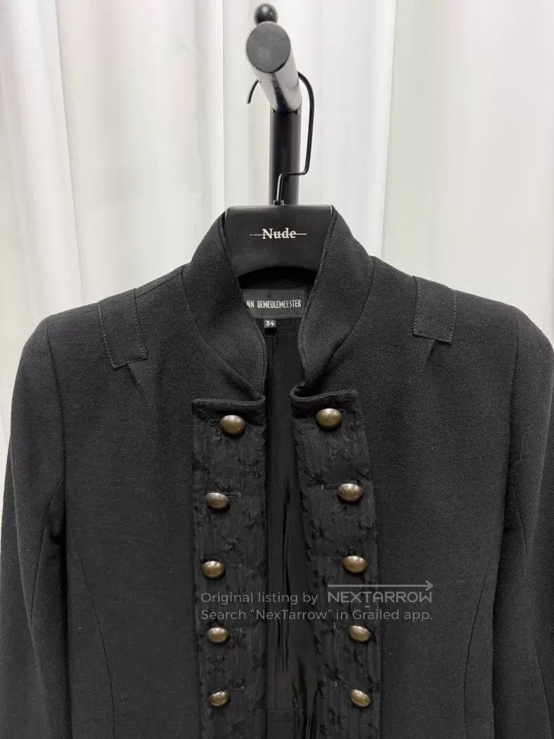 Ann Demeulemeester Ann Demeulemeester Court Napoleon coat with structured bac Size 4XL / US 24-26 - 4 Thumbnail