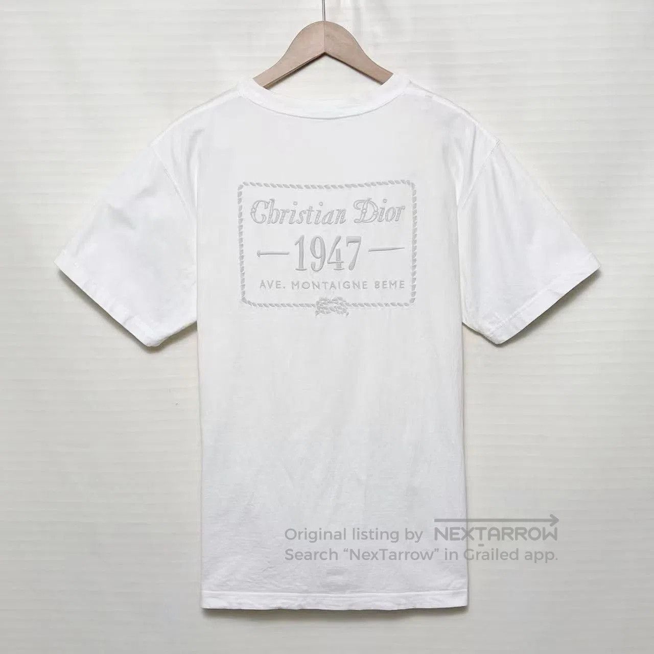 Dior Dior CD 1947 Limited Logo Round Neck T. Size US L / EU 52-54 / 3 - 2 Thumbnail