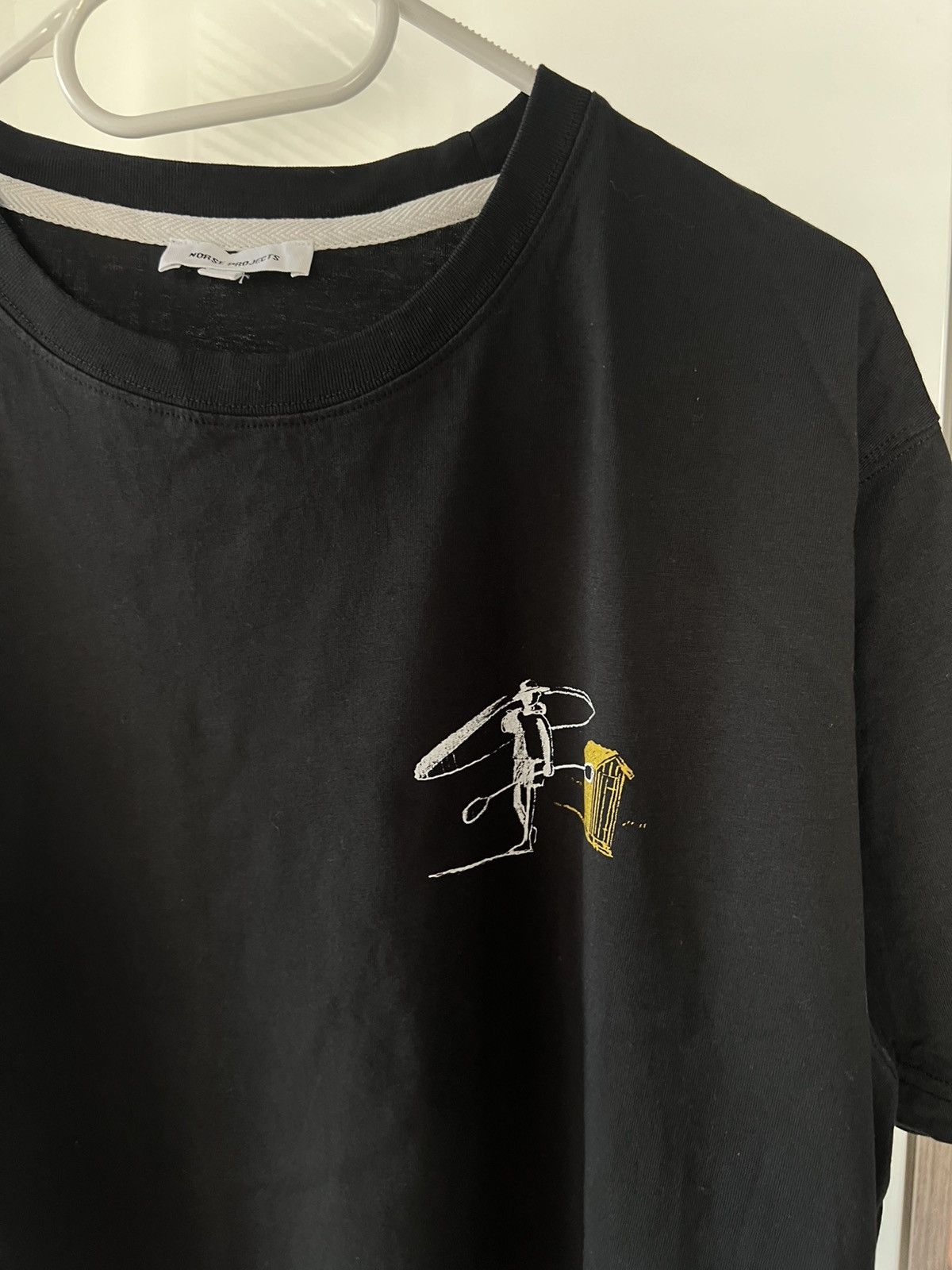Norse Projects Norse Projects X Daniel Frost Kayak Avant Garde Bug Logo Tee Size US XL / EU 56 / 4 - 8 Thumbnail