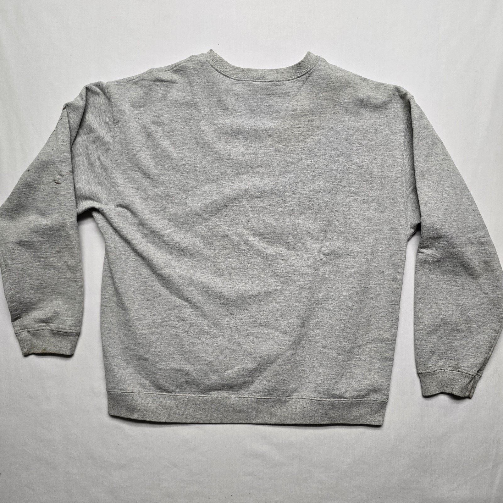 Old Navy Old Navy Sweatshirt L Gray Crewneck Logo Pullover Distressed Size US L / EU 52-54 / 3 - 9 Thumbnail