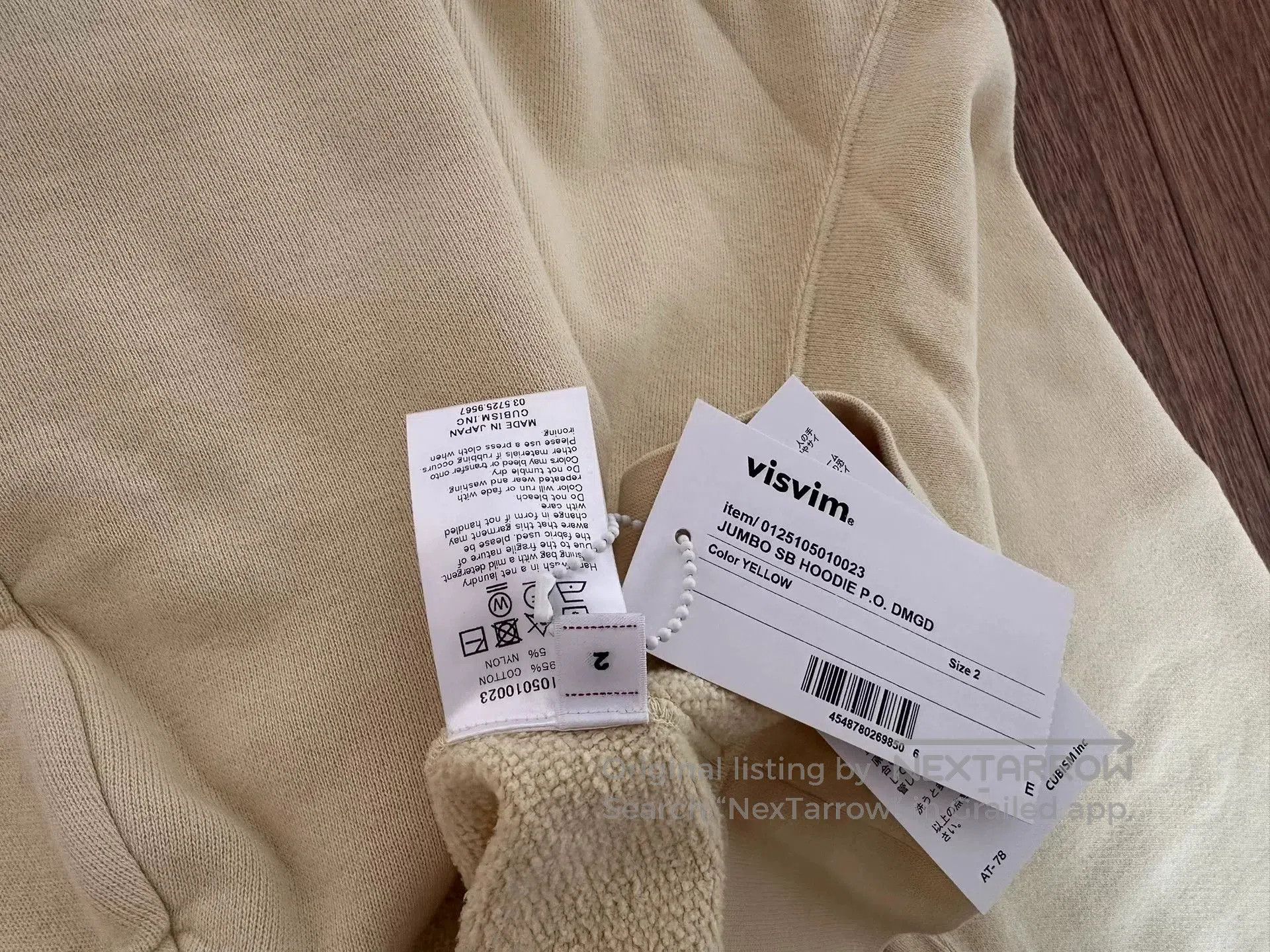 Visvim visvim jumbo sb hoodie with slight wear. Size US M / EU 48-50 / 2 - 3 Thumbnail