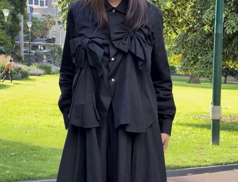 Comme des Garcons Comme Des Garcons Double Bow Shirt Size XS / US 0-2 / IT 36-38 - 3 Thumbnail