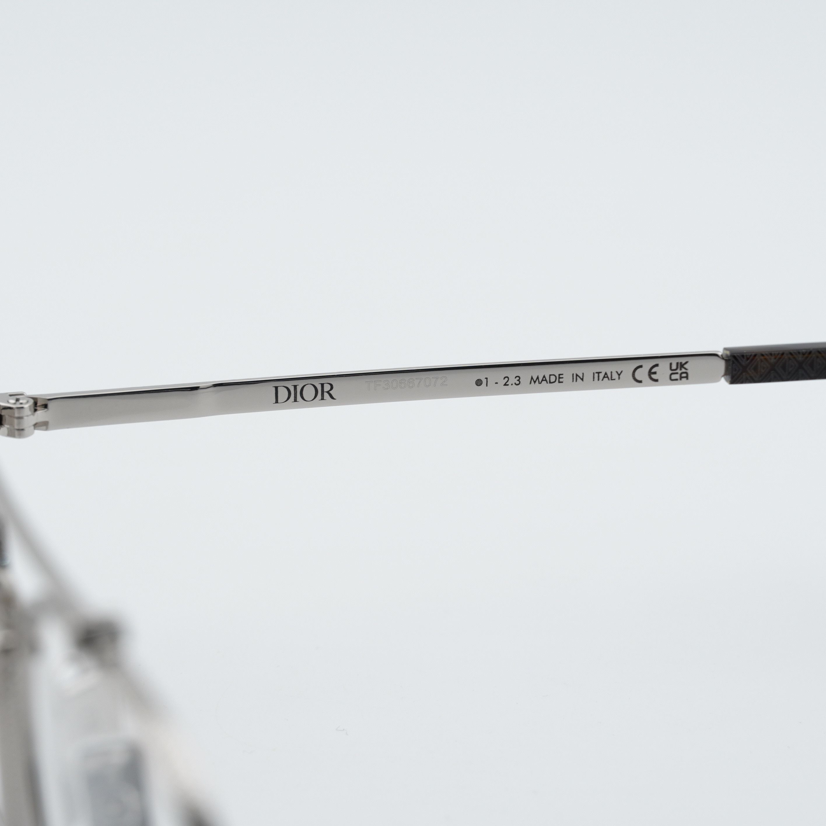 Dior Dior CD DIAMONDO R2U F200 Eyeglasses Silver 54mm Aviator Size ONE SIZE - 3 Thumbnail